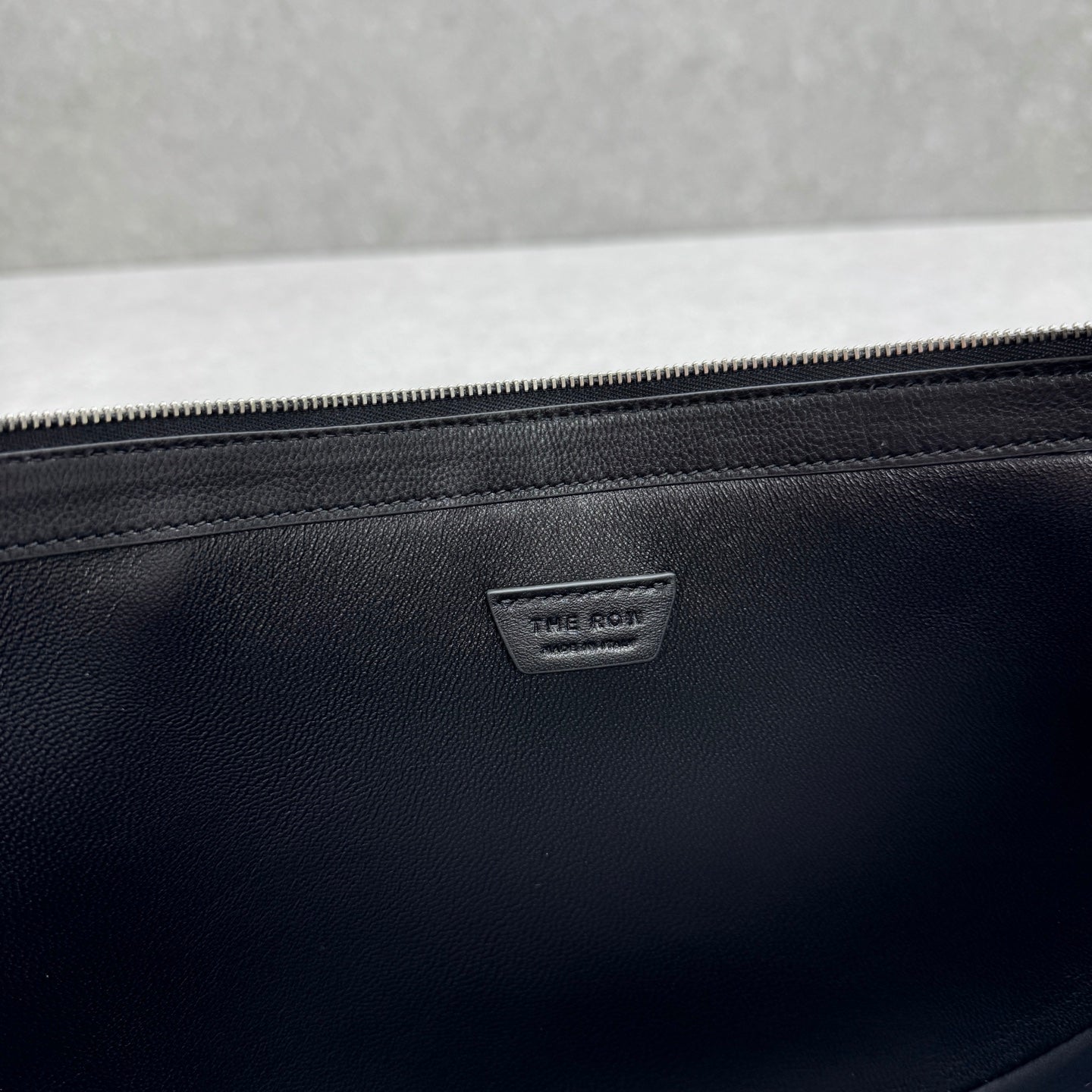 The Row 2025 Jouve Bag 34cm Black Calfskin