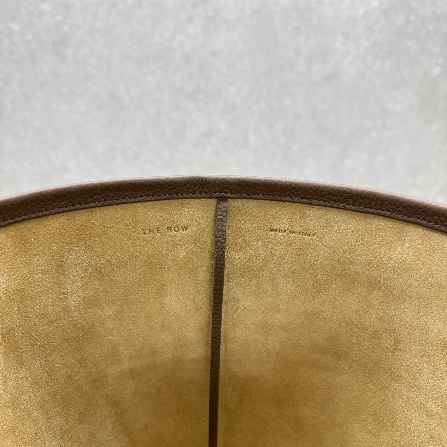 The Row 2025 N/S Park Tote Bag 34cm Brown Calfskin