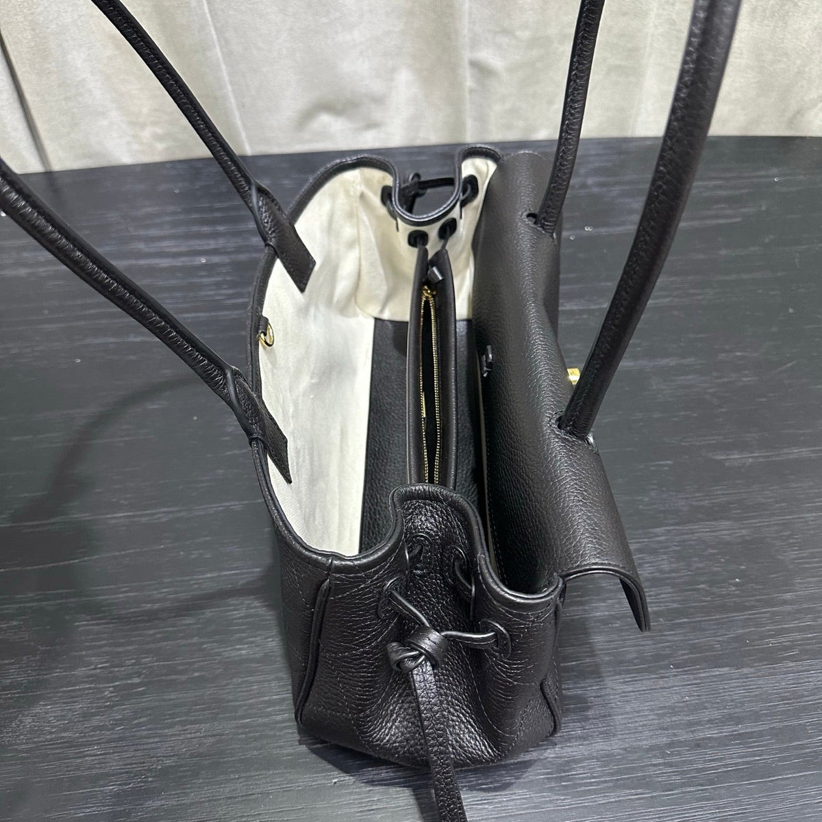 Chanel 2026 Shopping Bag 33cm Black Grained Calfskin