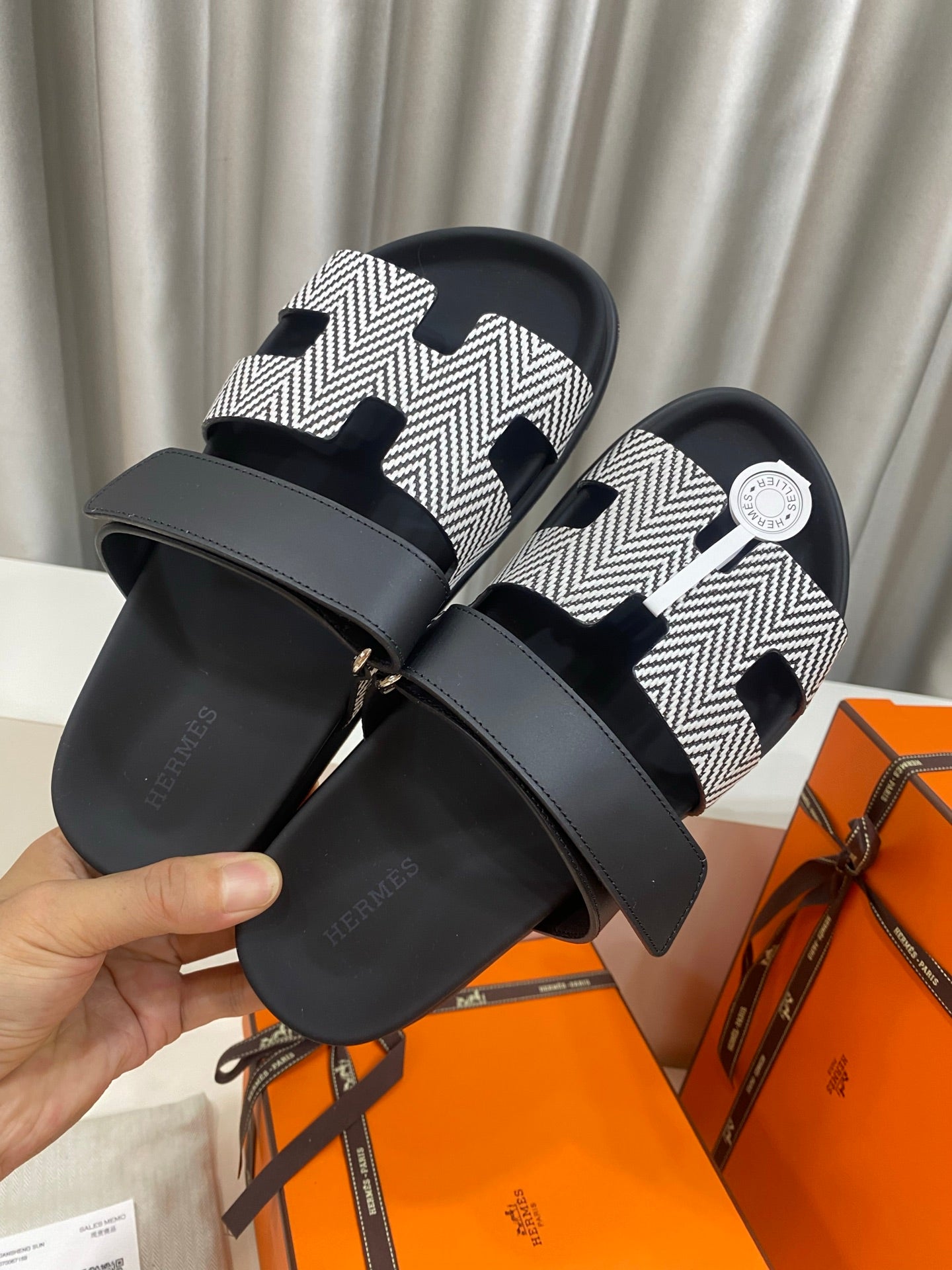 Hermes 2026 Chypre Sandal With Zigzag H Pattern 957593