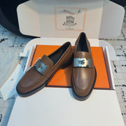 HM Hot Loafer 30mm Brown Coffee Cowhide  970665