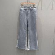 CC Flared Jeans Blue Gray Cotton