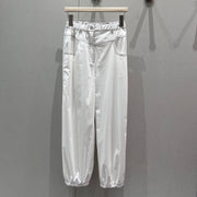 CC 25 Cropped Pant White Cotton