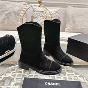 CC Ankle Boots 40mm Black Suede