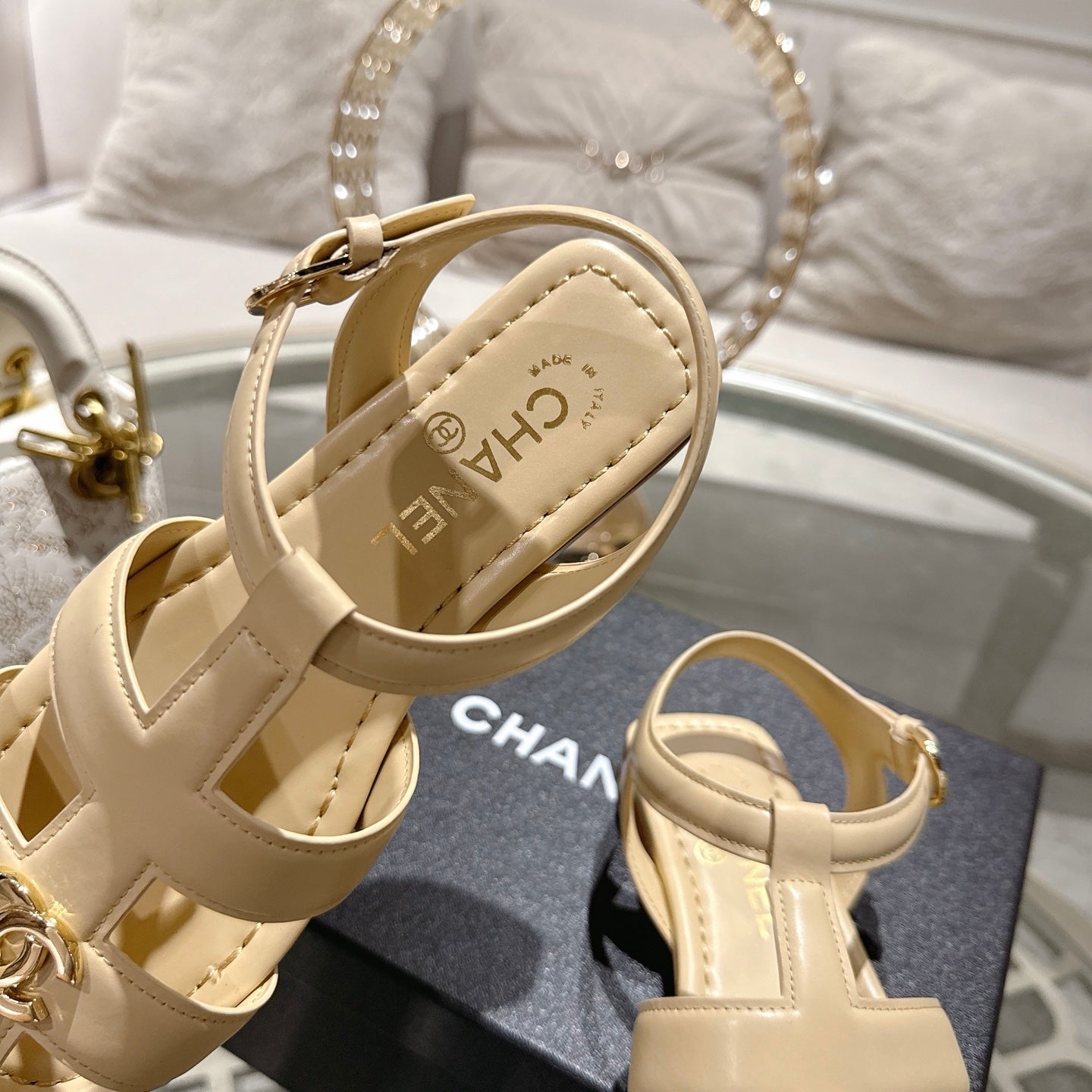 Chanel 2026 Sandals Calfskin 926456