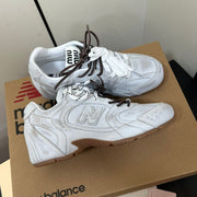 Miu Balance 530 SL Sneakers Retro White Suede
