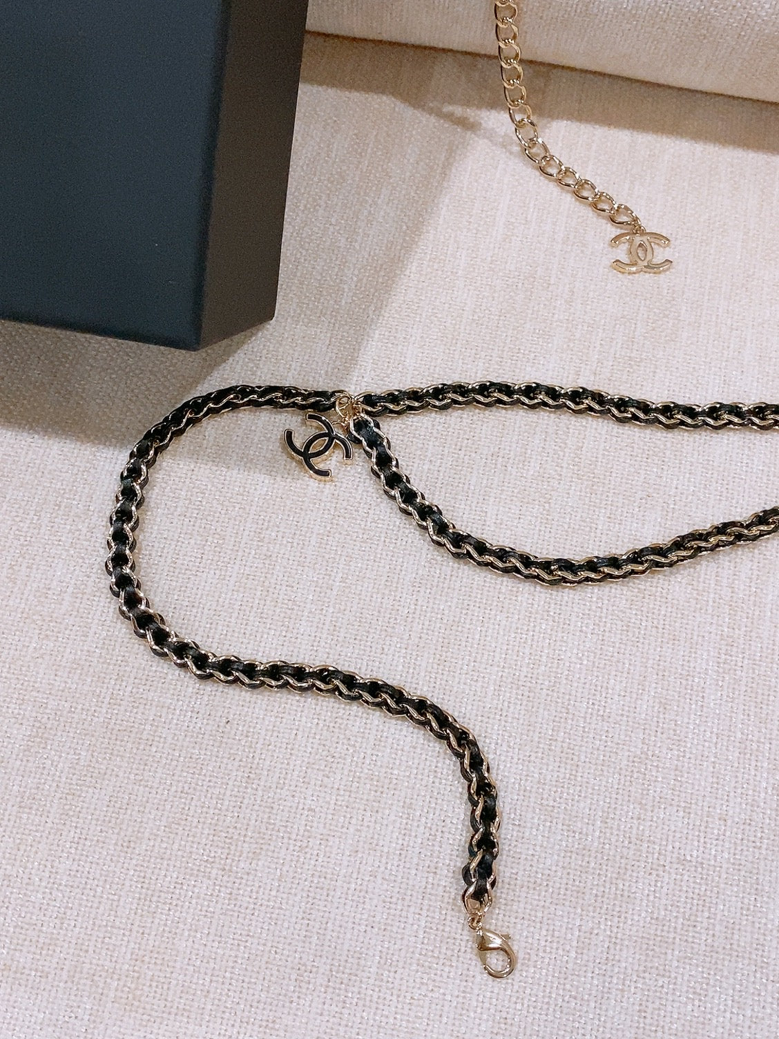 Chanel 2026 Interwoven CC Chain Belt 214356