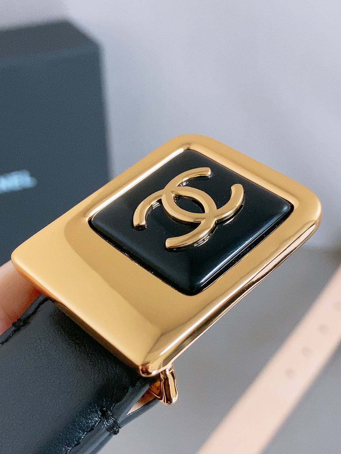 Chanel 2026 CC Buckle Belt 30mm Calfskin