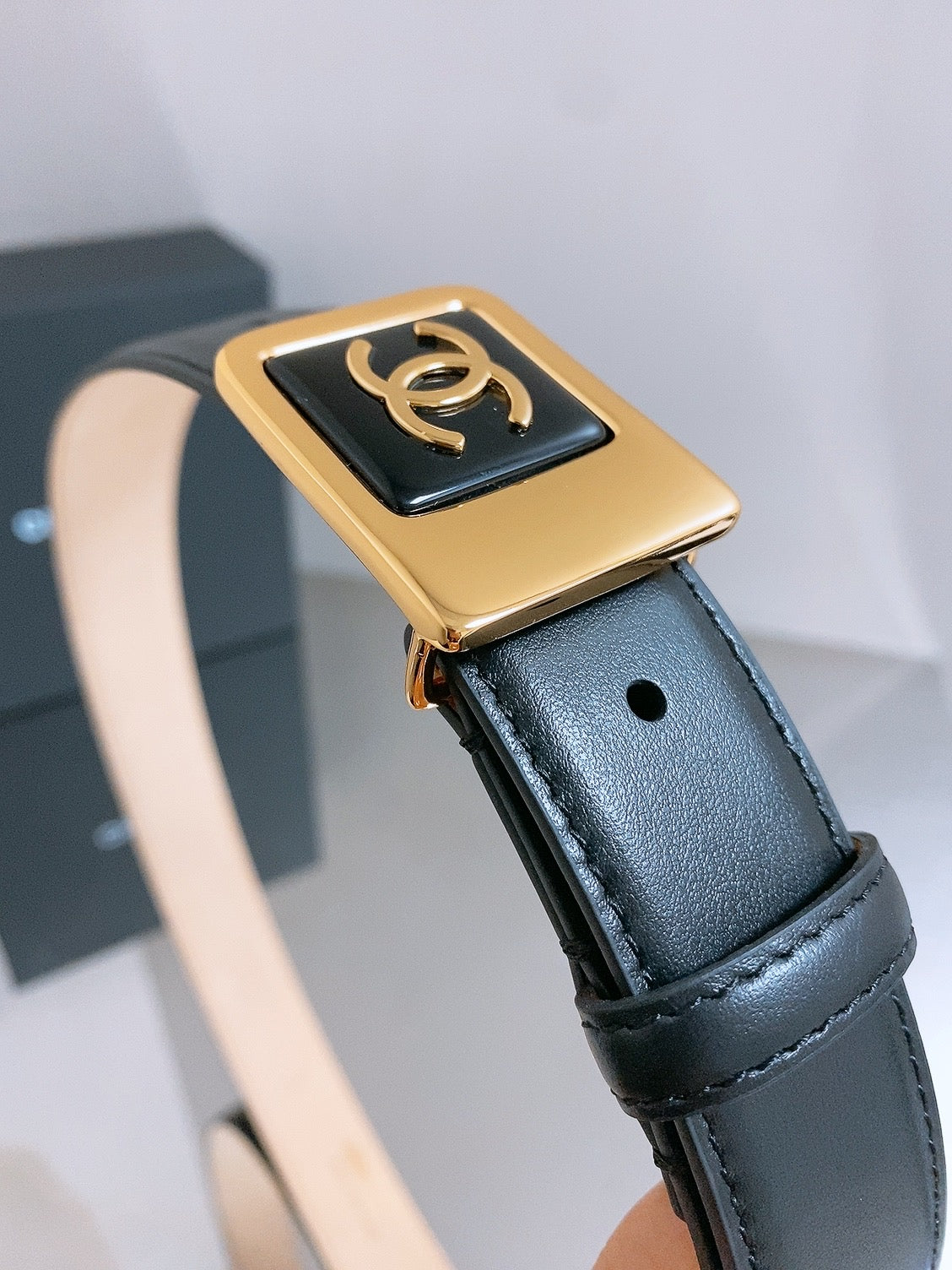 Chanel 2026 CC Buckle Belt 30mm Calfskin