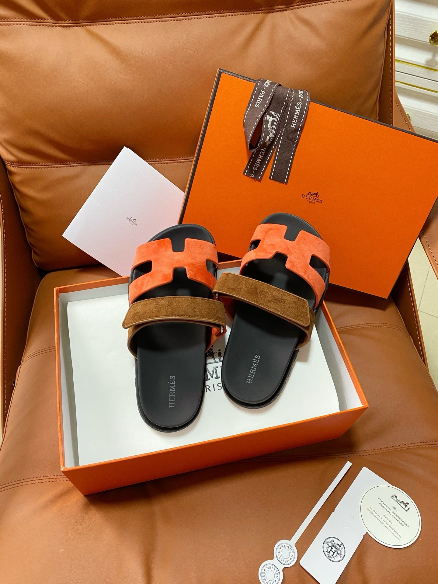 Hermes 2026 Chypre Sandal Suede Leather 928518