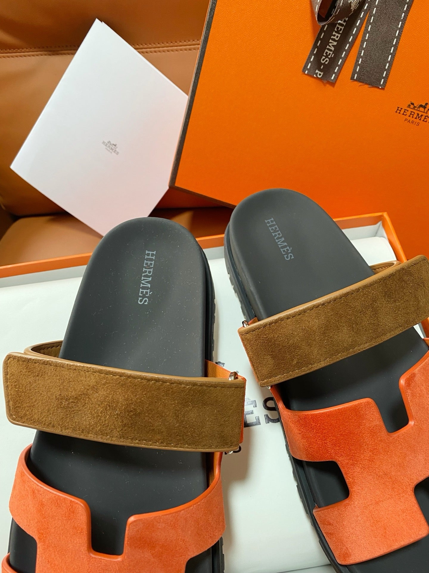 Hermes 2026 Chypre Sandal Suede Leather 928518