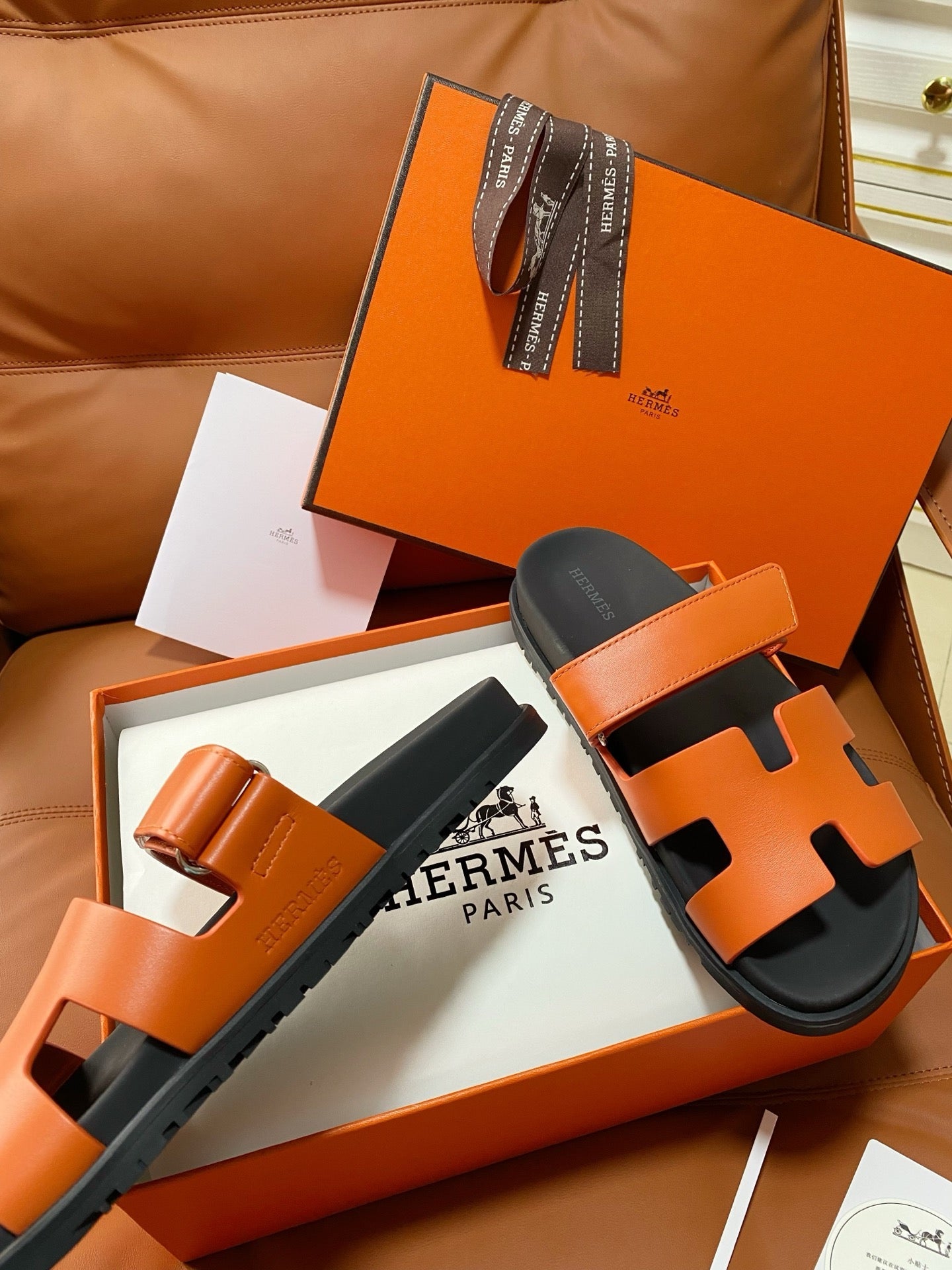 Hermes 2026 Chypre Sandal Calfskin 664459