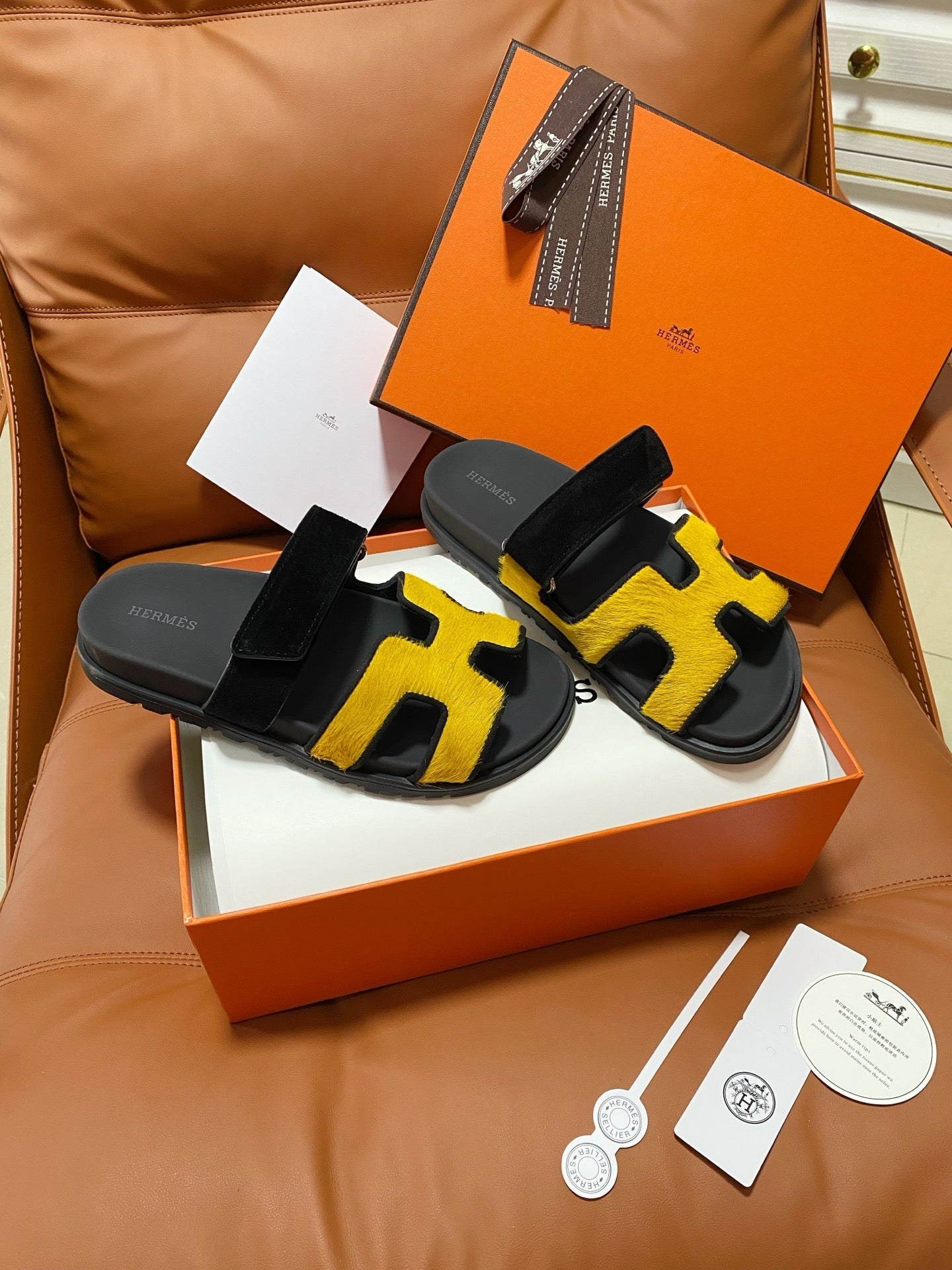 Hermes 2026 Chypre Sandal Ponyhair With Cowhide 928484