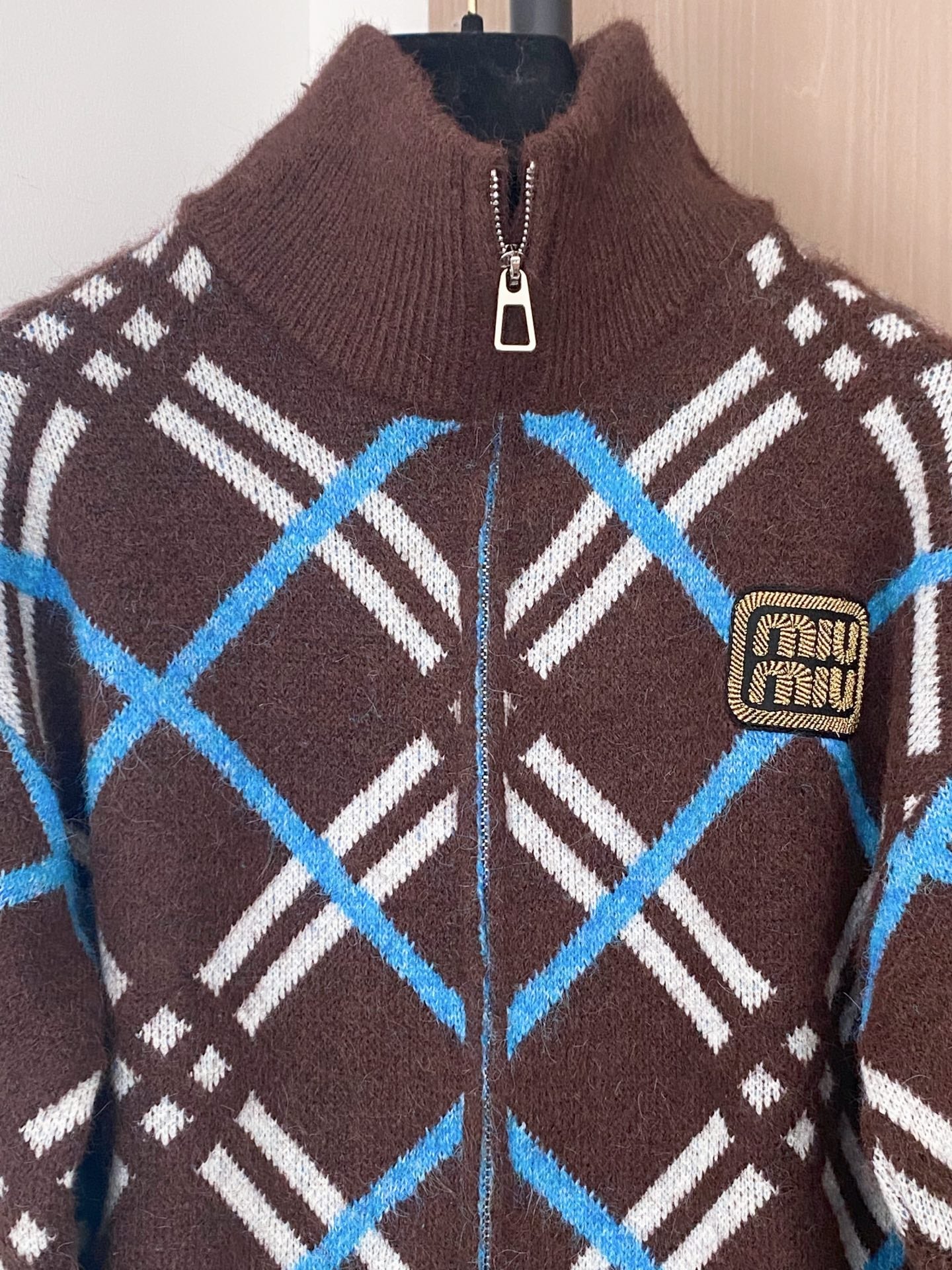 Miumiu 2025 Jacket Brown Wool Cashmere