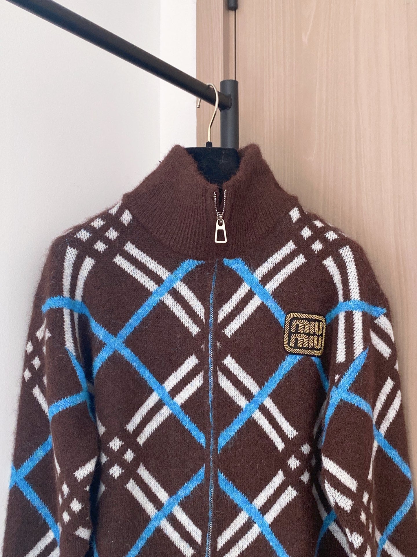 Miumiu 2025 Jacket Brown Wool Cashmere
