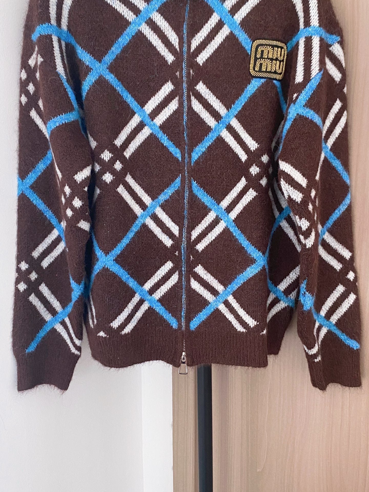 Miumiu 2025 Jacket Brown Wool Cashmere