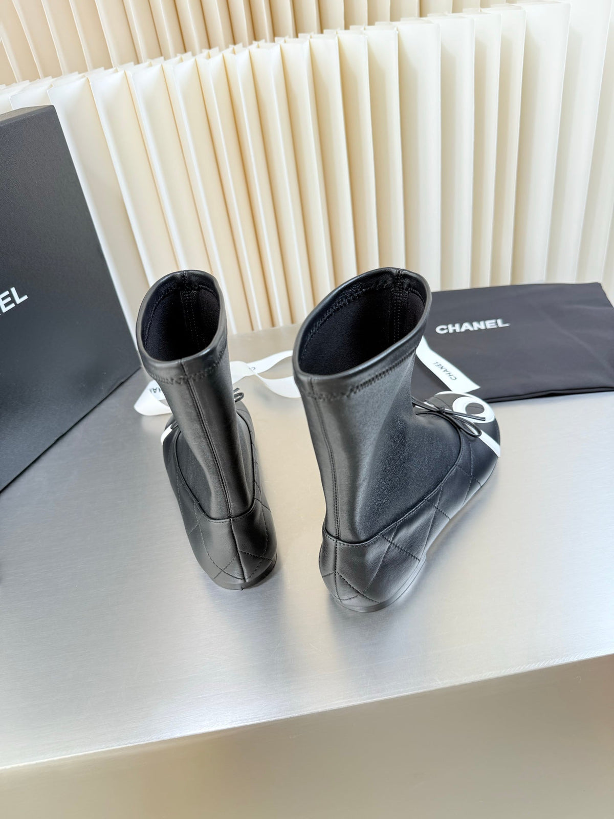 Chanel 2026 Double C Toe Ankle Boots Suede Leather 123420