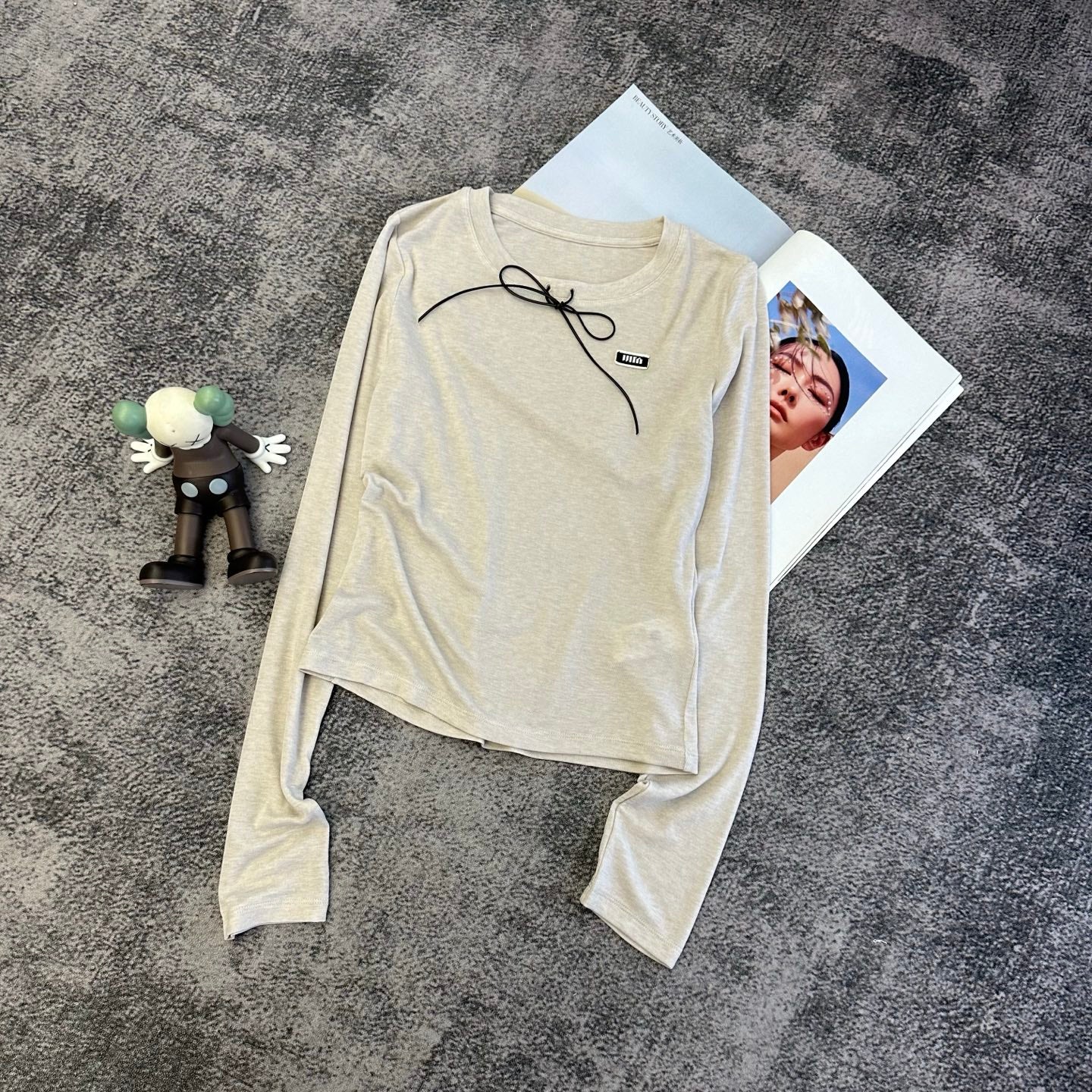Miumiu 2026 Long-sleeve T-shirt Cotton 420111