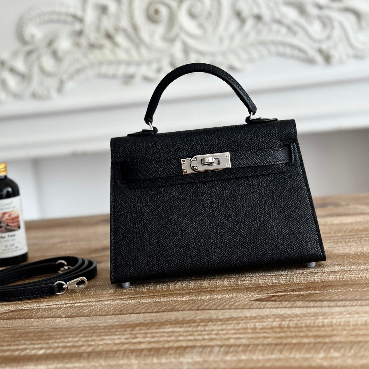 High-end Hermes 2026 Mini Kelly II 19cm Bag Epsom Leather 1