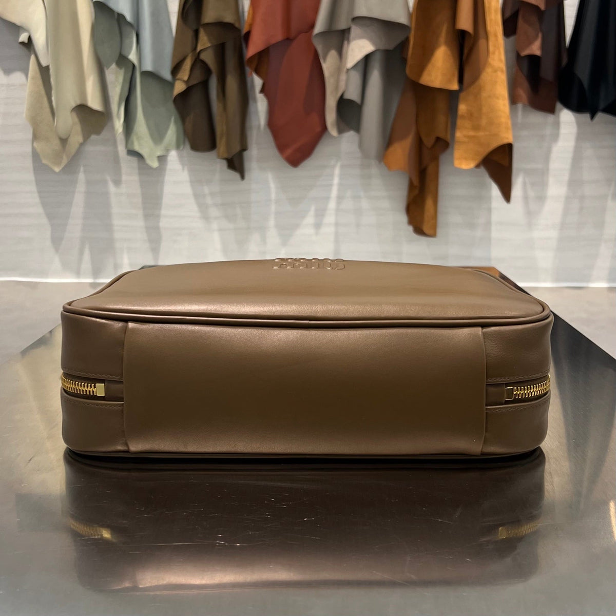 MiuMiu 2026 Beau Large Bag Tundra Leather