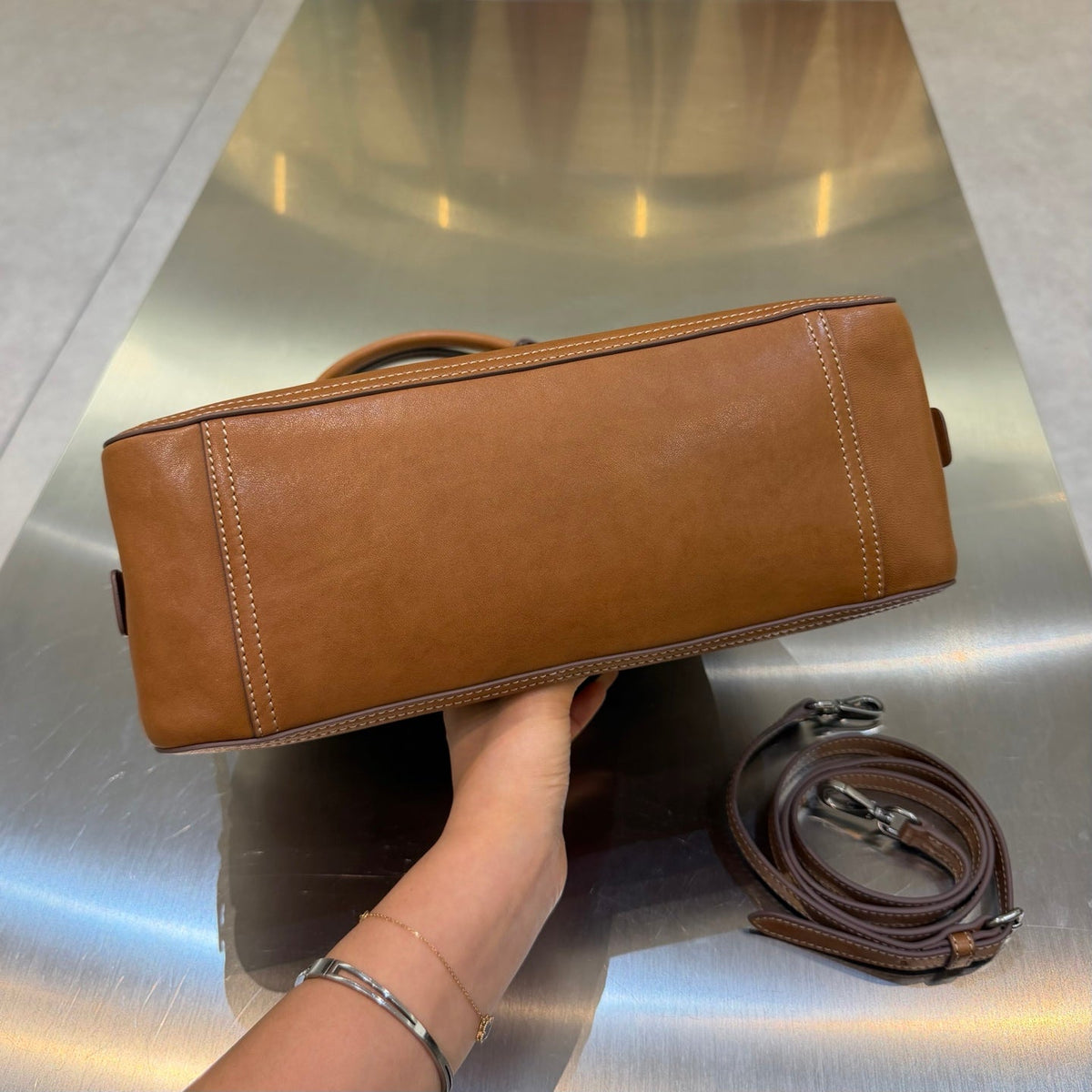 MiuMiu 2026 Vivant Bag Cognac Brown Leather