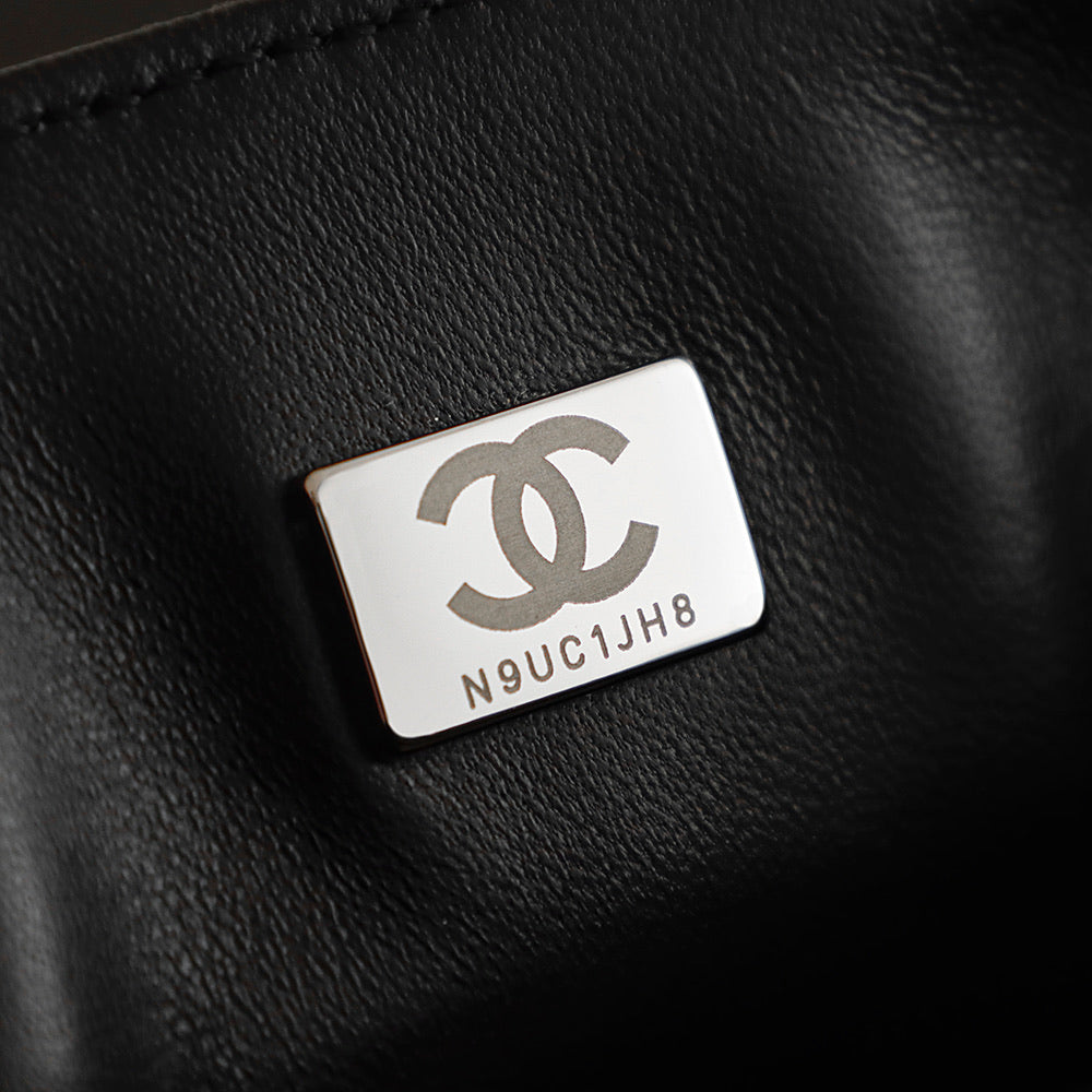 Chanel 2026 Classic Flap Bag 20cm With Sparkling Stones Leather