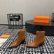 HM Vegas Ankle Boot 75mm Brown Cowhide 952372