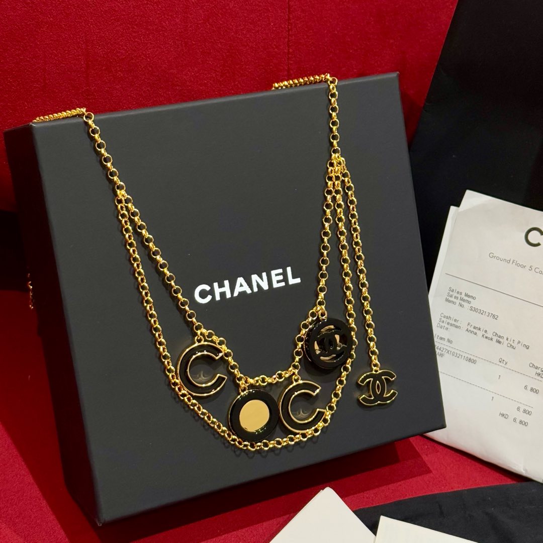 Chanel 2026 Interlocking CC Chain Belt 189207