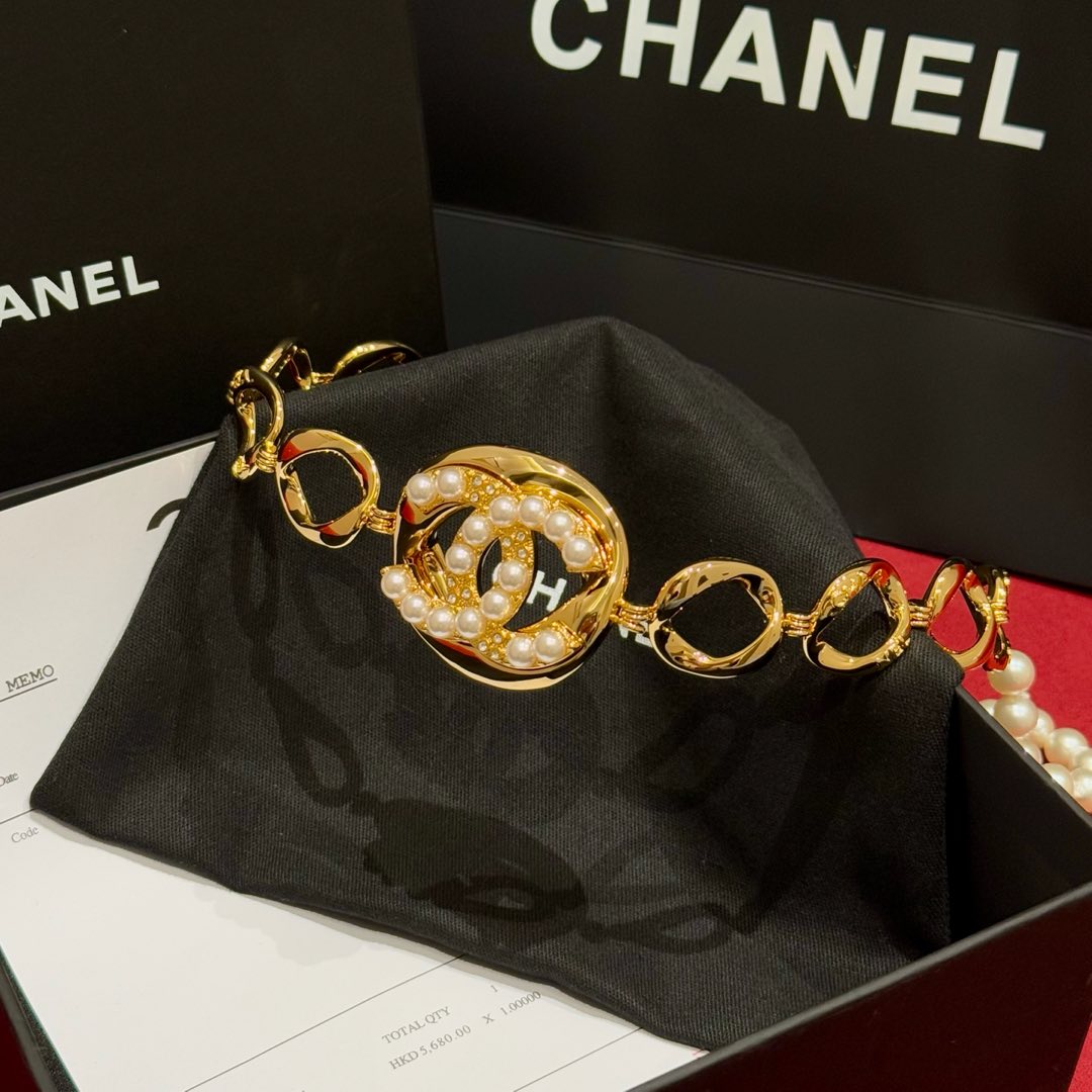 Chanel 2026 Pearl Chain Belt 189205