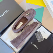 CC Moccasins 15mm Light Purple Suede