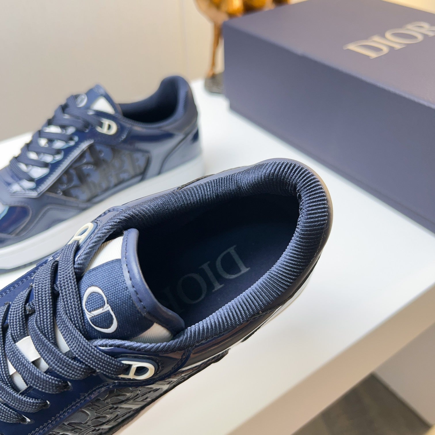 CD 25 B57 Sneaker Blue Patent Leather 750646