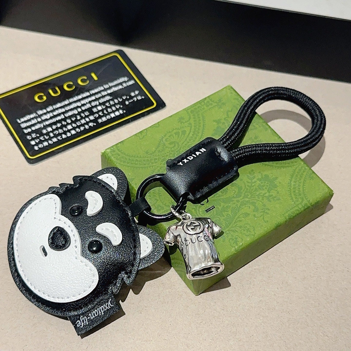 Gucci Black Dog Charm
