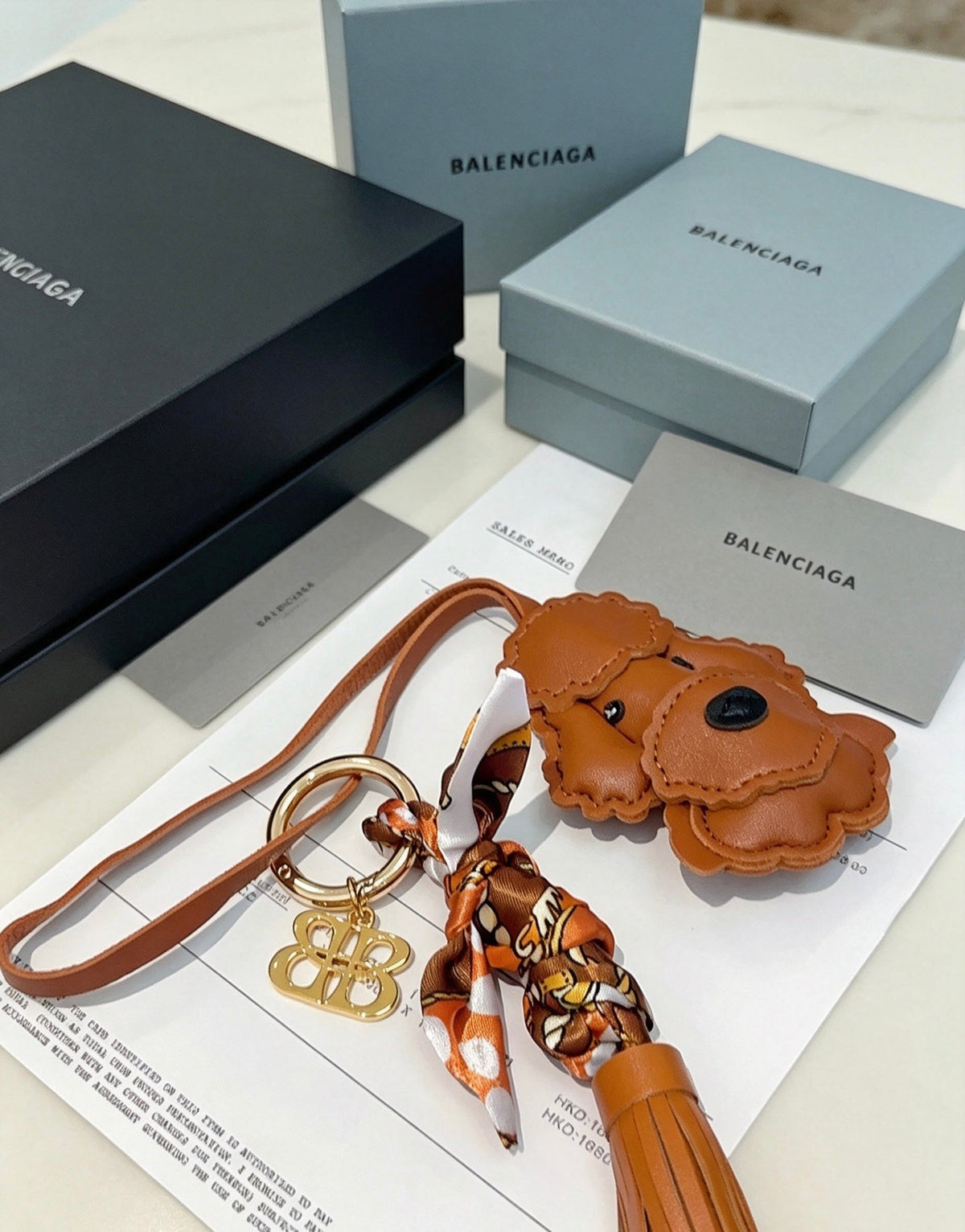 Balenciaga Brown Poodle Charm
