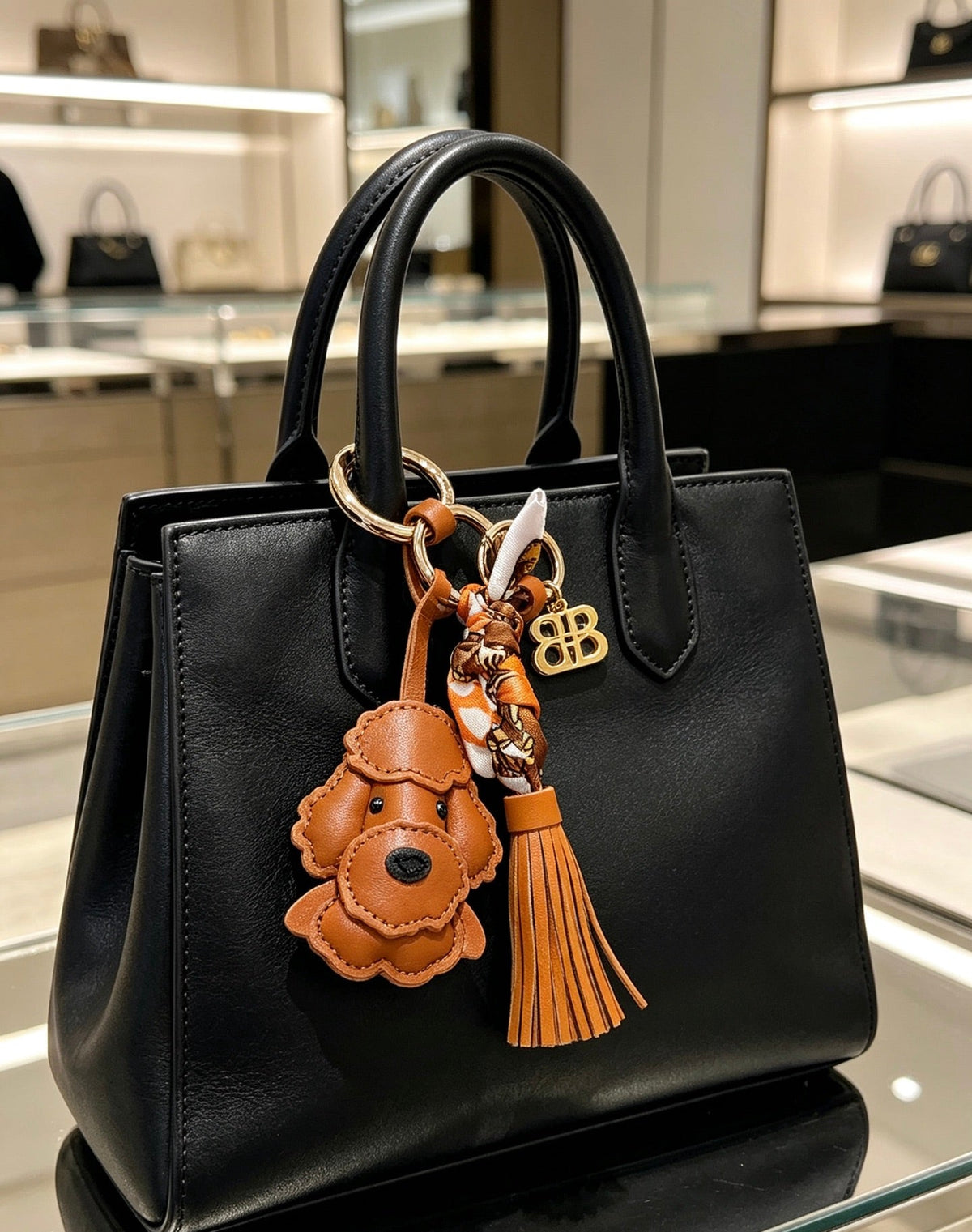 Balenciaga Brown Poodle Charm