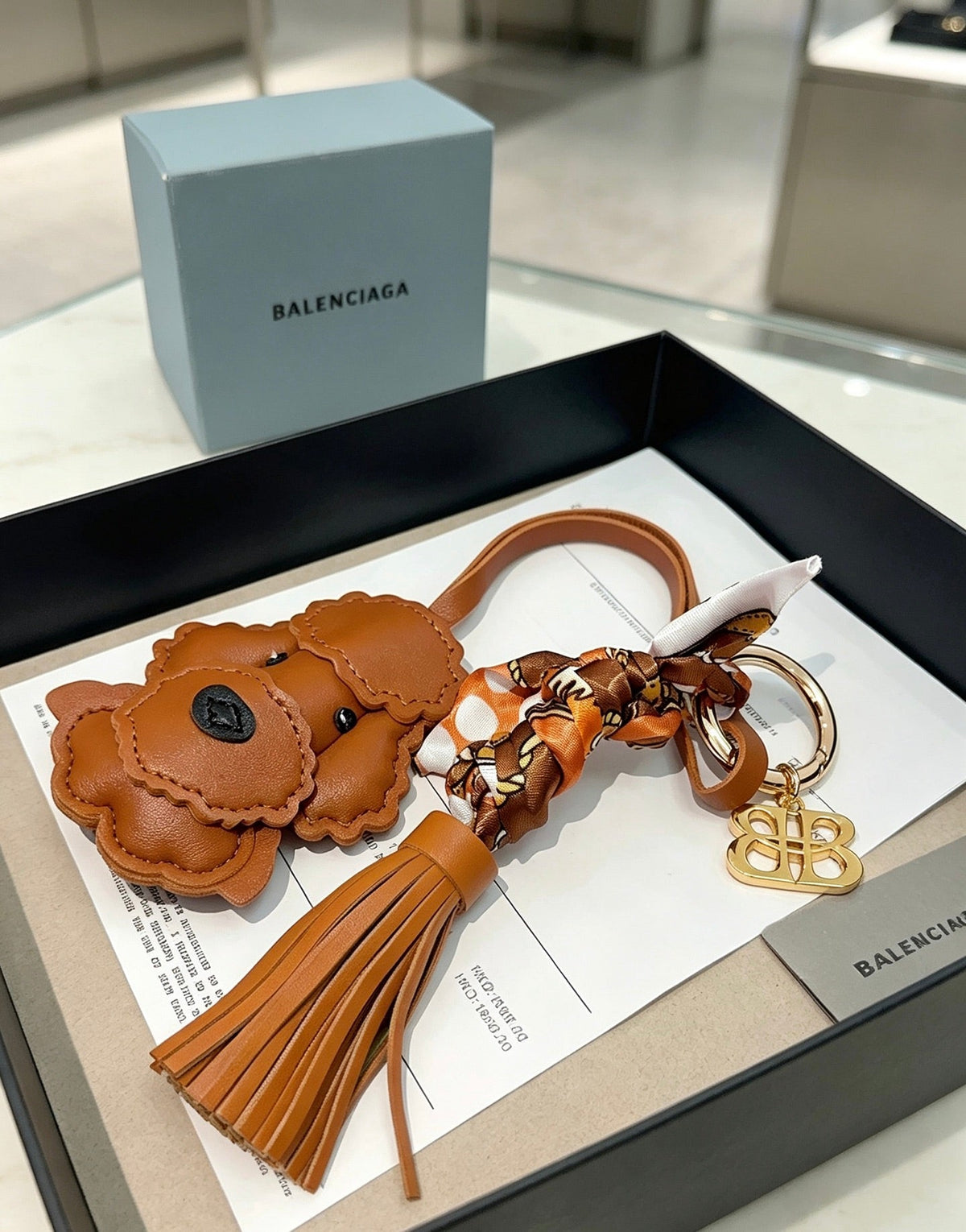 Balenciaga Brown Poodle Charm