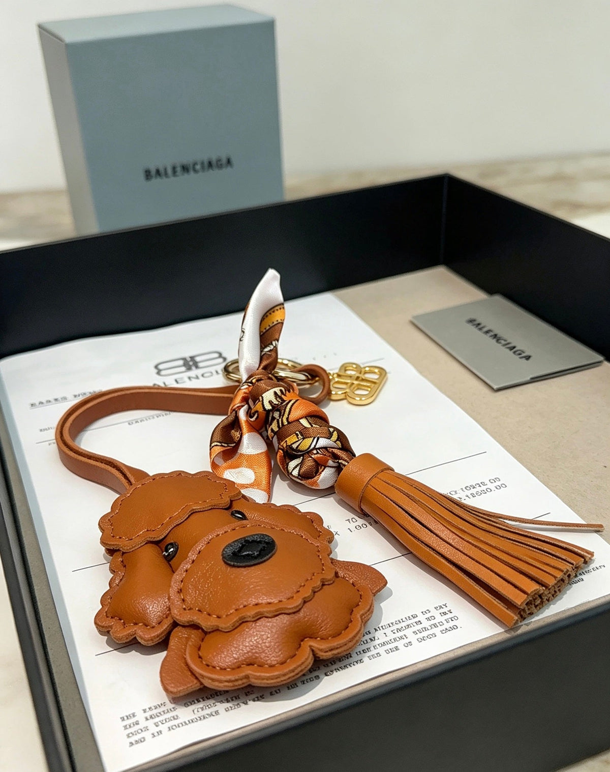 Balenciaga Brown Poodle Charm