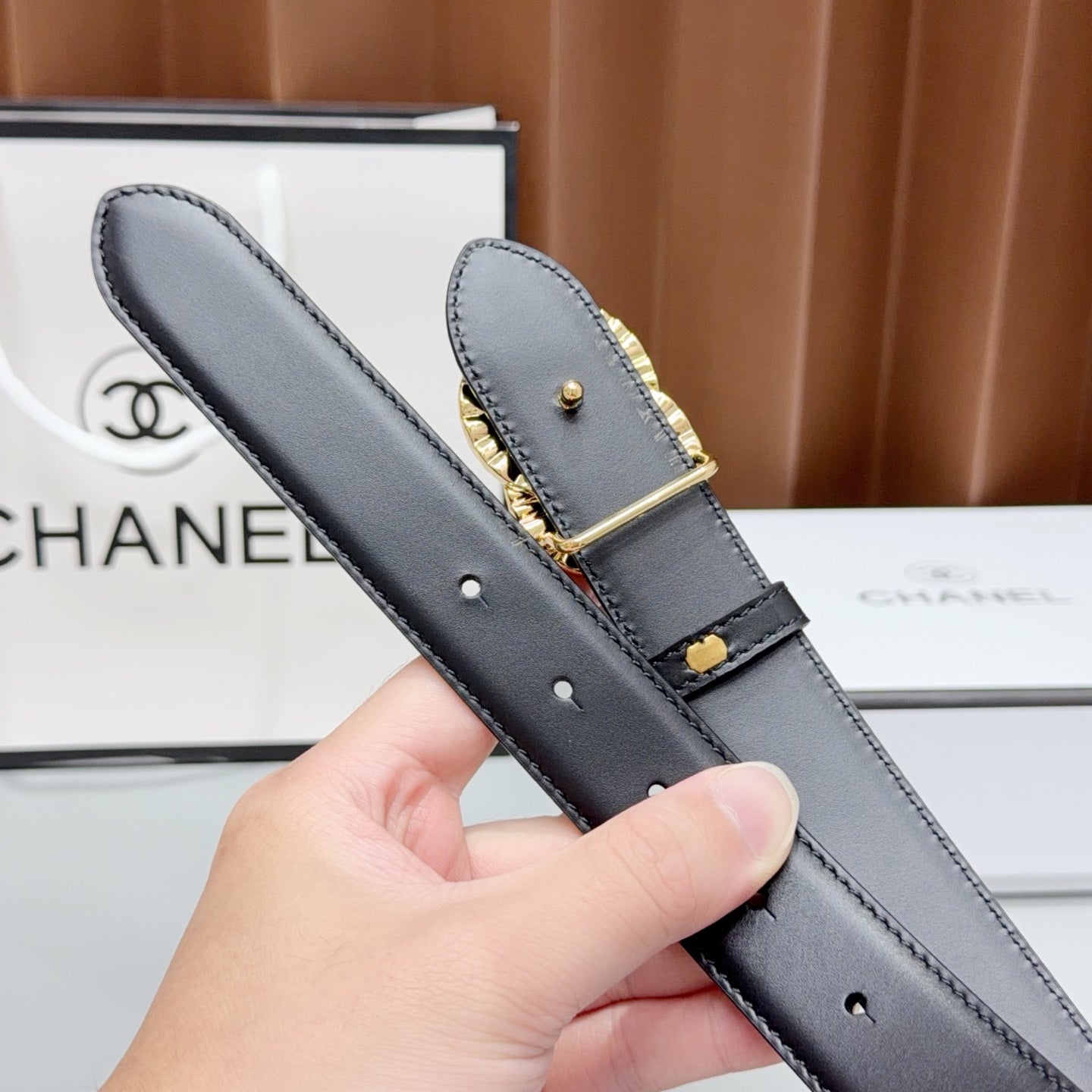Chanel 2026 Double C Buckle Belt 30m Cowhide