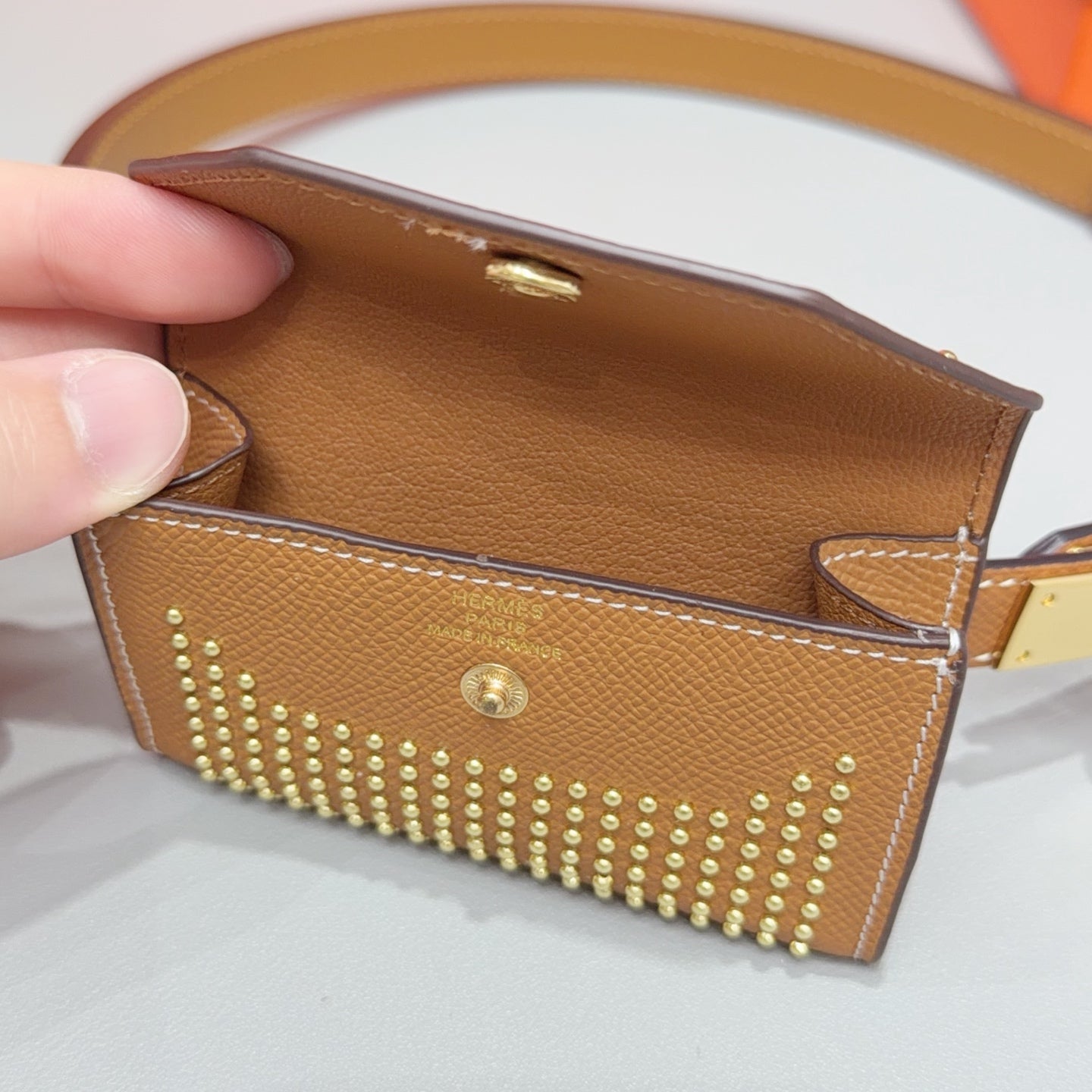 Hermes 2026 Kelly Pocket Belt 18mm Leather 216173