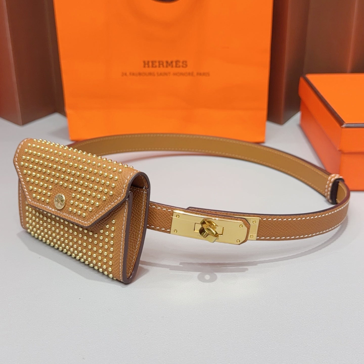 Hermes 2026 Kelly Pocket Belt 18mm Leather 216173