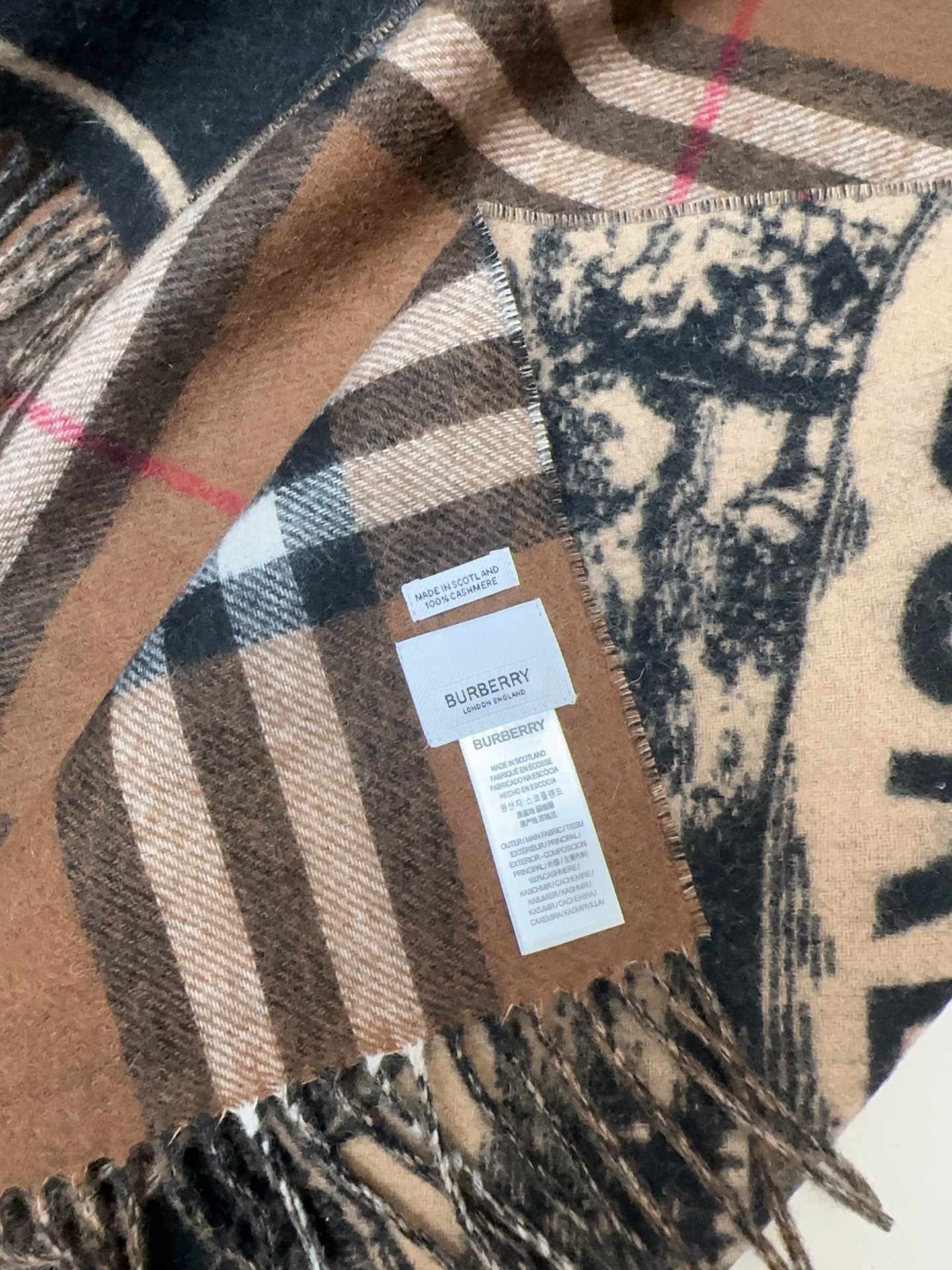 BBR Masterpiece 200CM Dark Beige Black Cashmere 293288