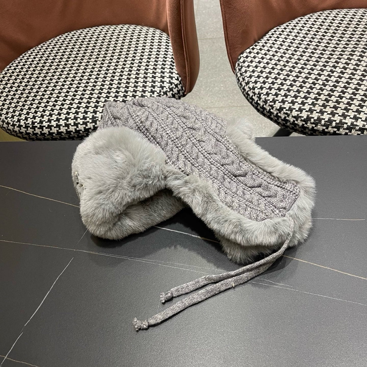 Chanel 2026 Trapper Hat Wool 549973