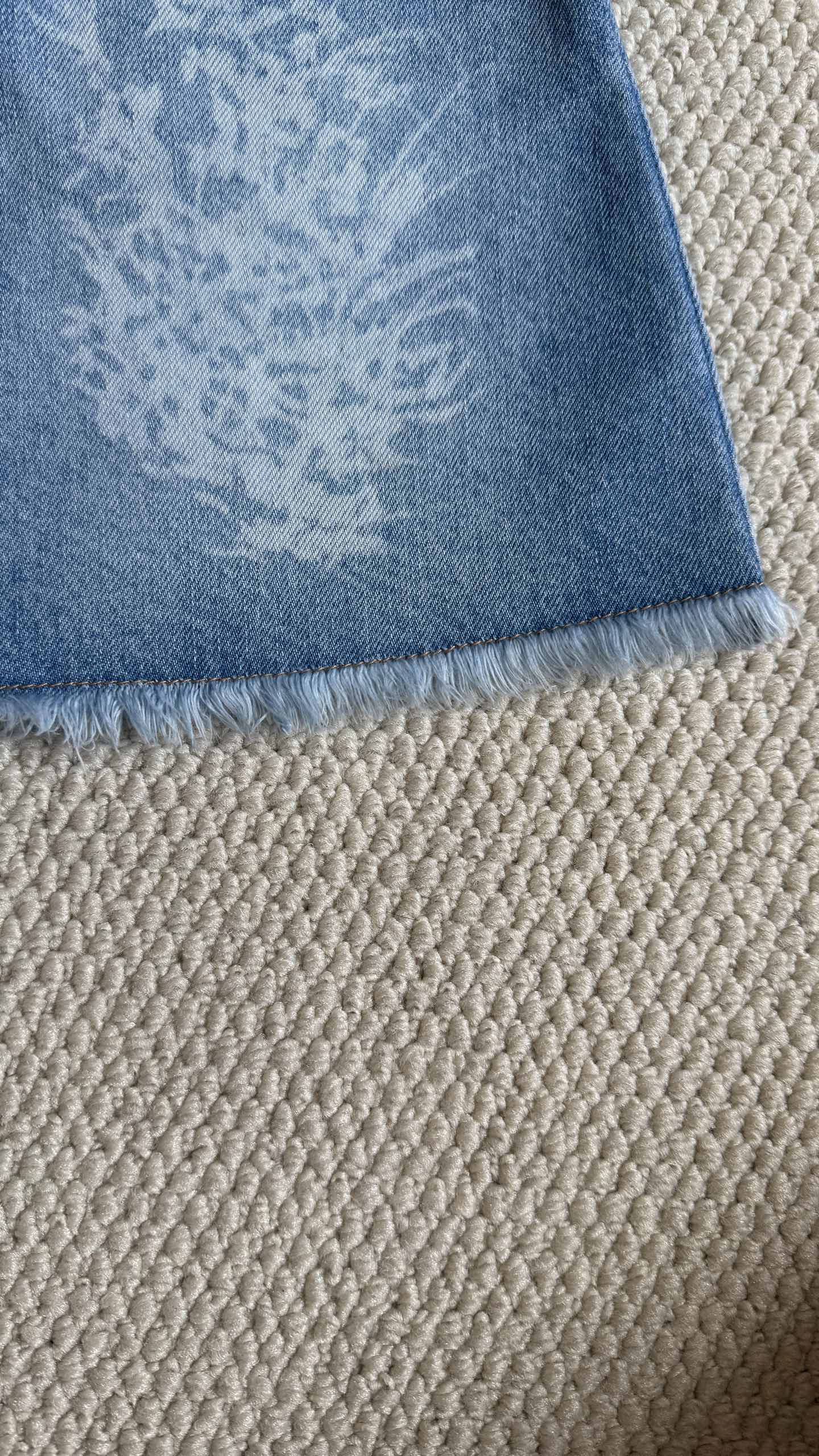 Dior 2026 Denim Mini Skirt Blue Cotton 756846