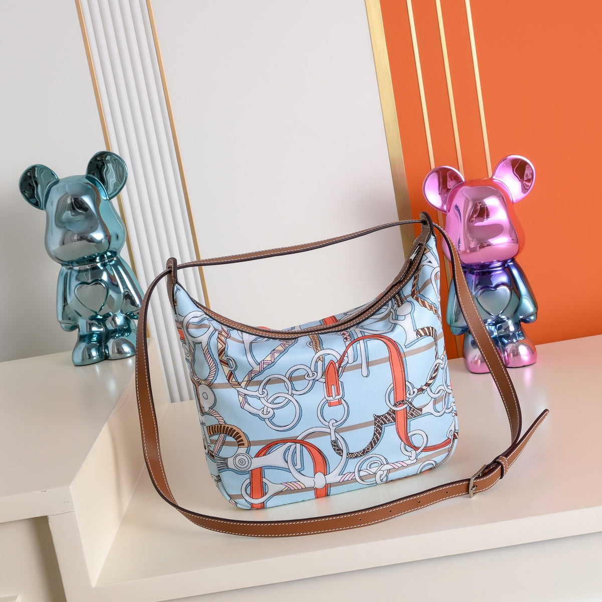 High-end Hermes 2026 Sursoie To Go Bag 22.5cm Silk/Swift Leather