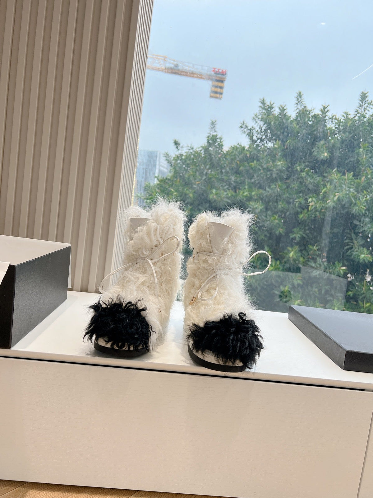 Chanel 2026 Combat Boots 50mm Wool 197161