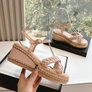CC Mules Sandals Pink Nude 6cm Lambskin 202887