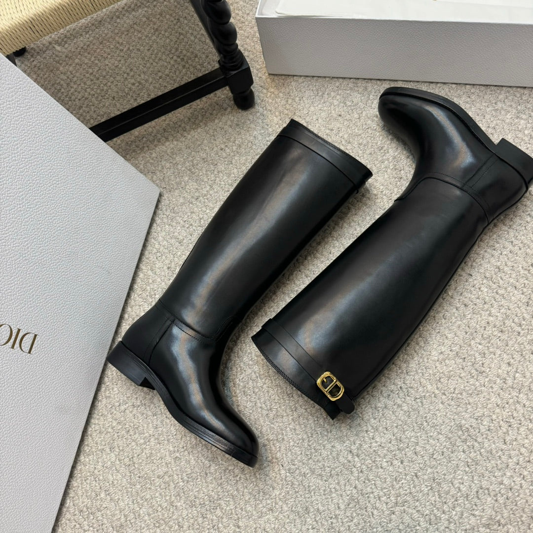 Dior 2026 Empreinte Boots Black Calfskin 130400