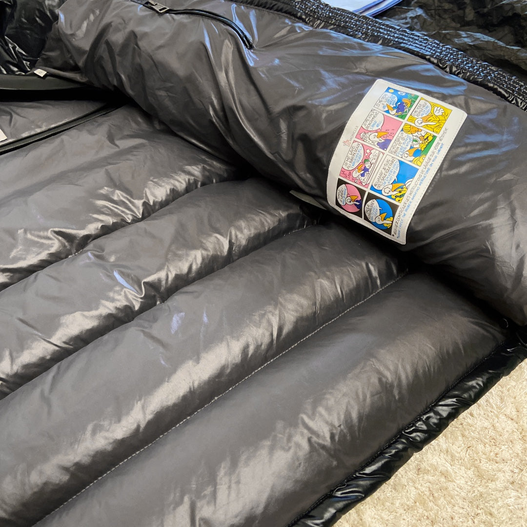 Moncler 2025 Maya Jacket Black Nylon Down