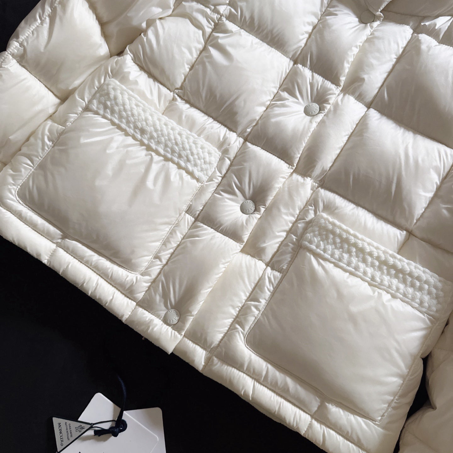 Moncler 2025 Jarcieu Jacket White Nylon Down