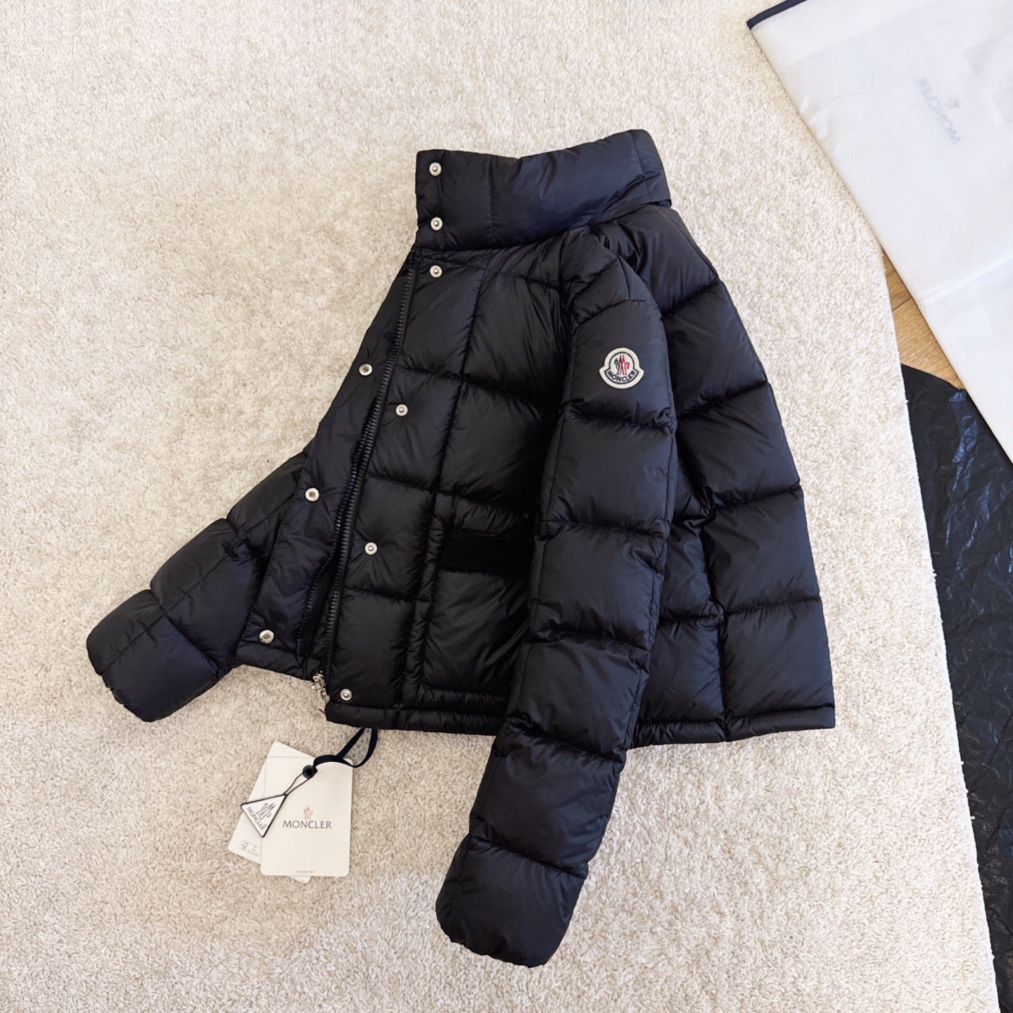 Moncler 2025 Jarcieu Jacket Black Nylon Down