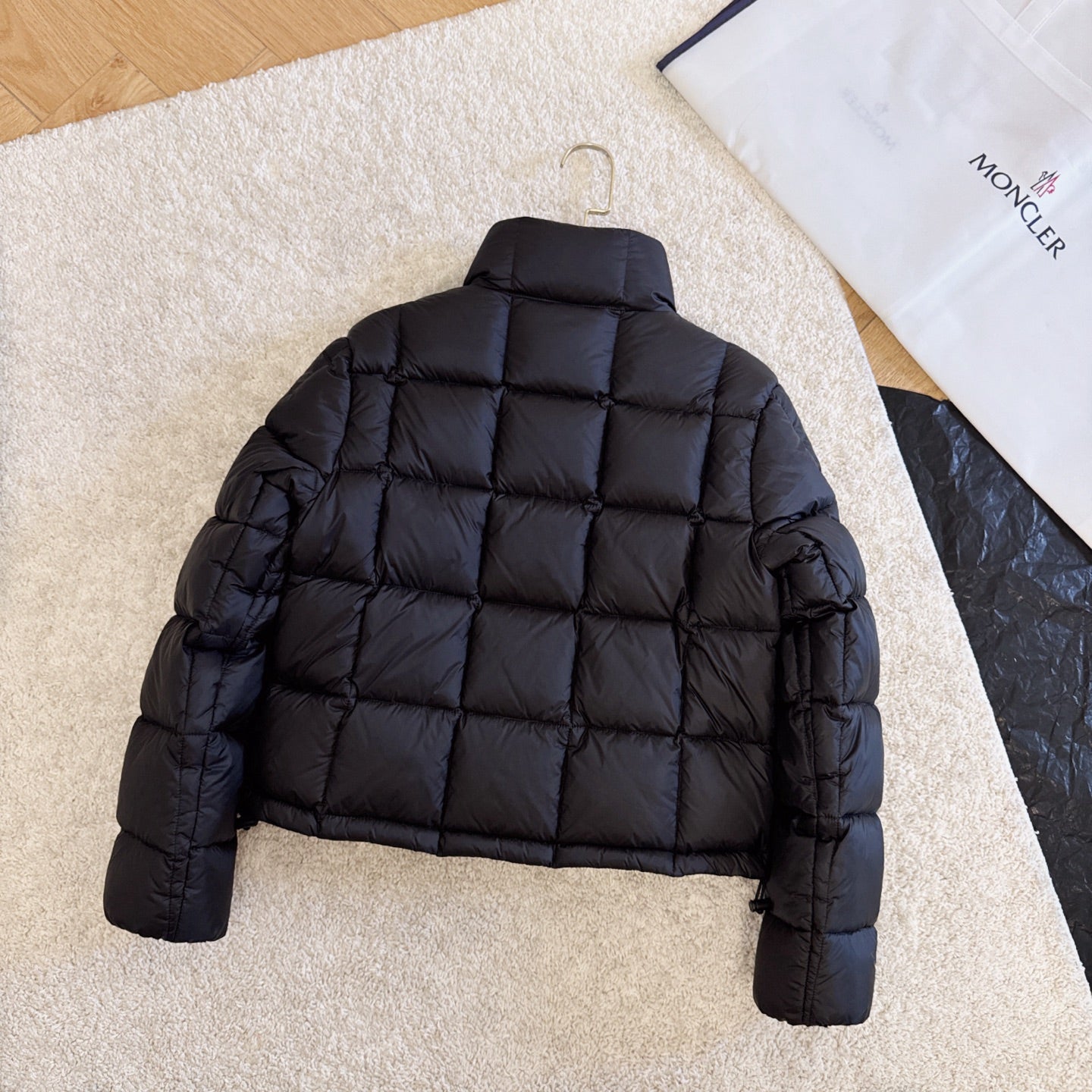 Moncler 2025 Jarcieu Jacket Black Nylon Down